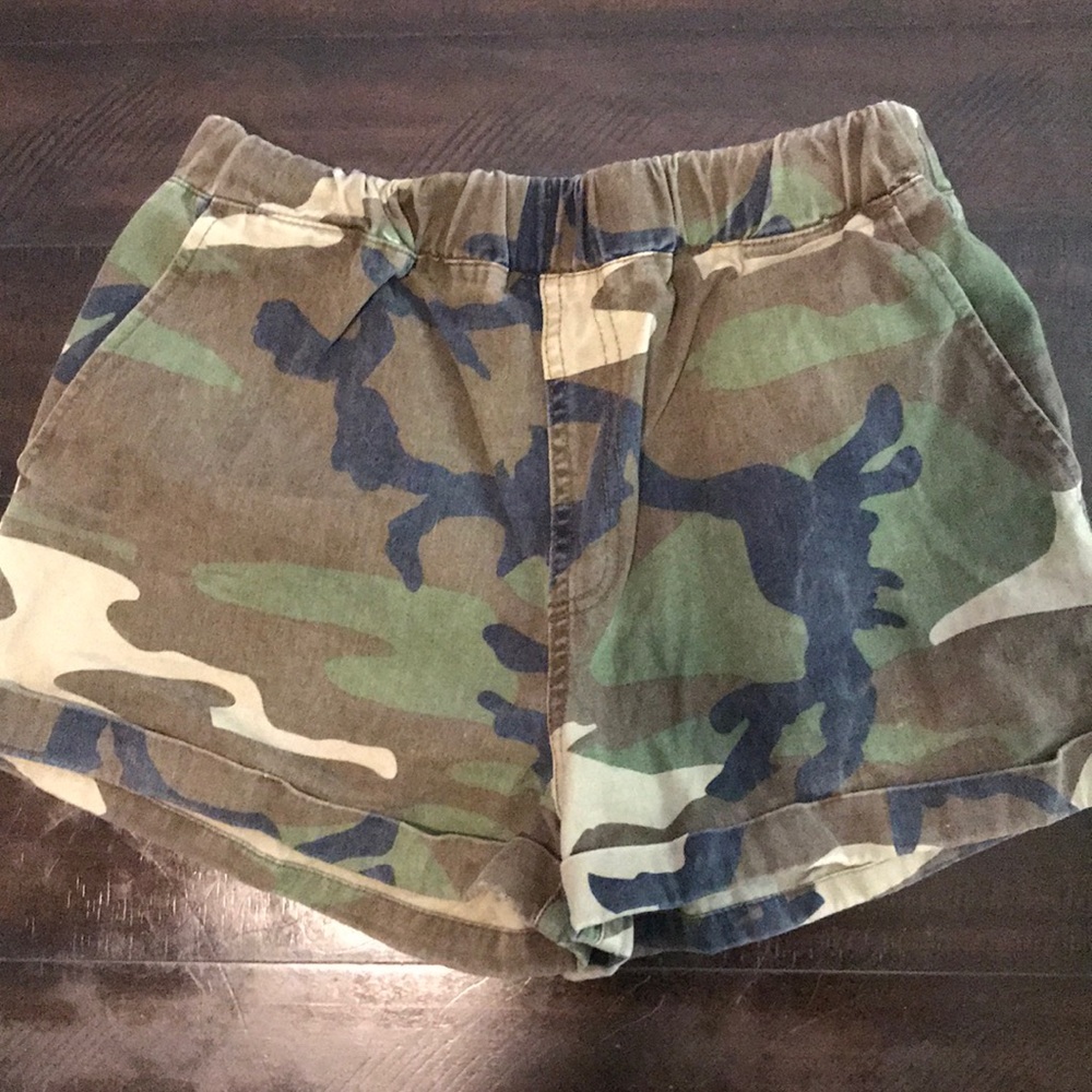 Forever 21 High Waisted Camo Shorts